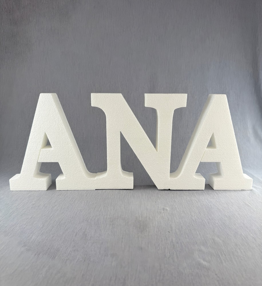 EPS Foam Party Sign 3 Connection Name Sign for Baby Shower / Birthday / Baptism