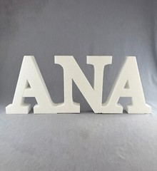 EPS Foam Party Sign 3 Connection Name Sign for Baby Shower / Birthday / Baptism
