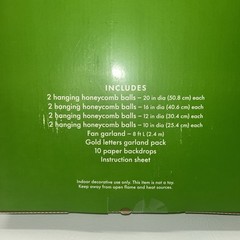 Kate Spade Decor Kit with Customizable Banner •New In Box•Limited Edition