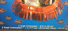 Transformers 3 Table Centerpieces + 20 Confetti Pieces Party Decor New 2011