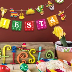 Fiesta Banner Cinco De Mayo Banner Mexican Party Supplies Cinco De Mayo Garla…