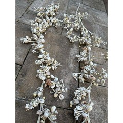 Seashell garlands Coastal Shell wire decor nautical natural marine beach ocean 2