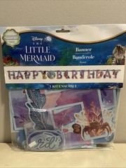 THE LITTLE MERMAID Party Kit With Decor, Candle, And Background Props!!
