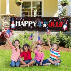 Durable Polyester 4th of July Banners – Lightweight & Reusable for Celebrations
