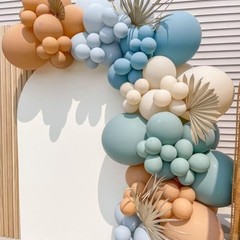 Orange And Blue Balloons,60 Pcs 12 Inches Orange Macaron Orange Orange and Blue
