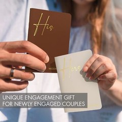 Elegant Vow Books With Gold Foil Lettering For Your Wedding – Perfectly Sized…