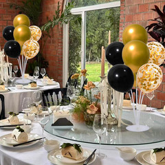 6 Set Balloon Stand Kit for Table Centerpieces with Balloon and Base Party Decor