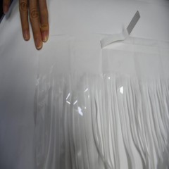 White Streamers Party Backdrop Decorations | Fringe Curtains | 2 Pack | 3.2×8…
