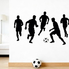 Soccer Sticker Soccer Wall Decal Indoor Outdoor Compatible Flexible Material