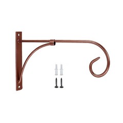 For Outdoor Hanging Basket Support for Concrete Posts Carbon Steel Black Copper