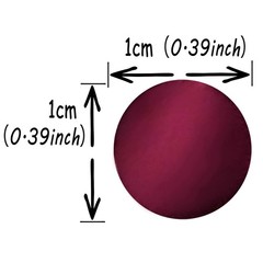 2.2oz Burgundy Foil Metallic Round Confetti Circle Dot Mylar Table Scatter