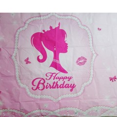 Pink Pearl Princess Birthday Backdrop, 5×7′ Girl’s Party, Crown & Sparkle Design