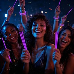 120 Pcs 8″ Purple Glow Sticks Bulk, Glow Necklaces and Bracelets Set with Con…