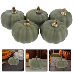 10 Pcs Thanksgiving Pumpkin Decor Artificial Pumpkins Decorations
