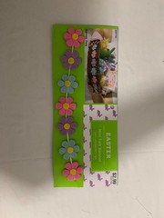 Easter Decoration Mini Felt Banner Spring Flowers Purple Pink Blue Hobby Lobby