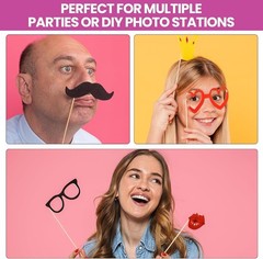 16-Piece Bridal Shower Photo Props – Fun Reusable Accessories for Celebrations