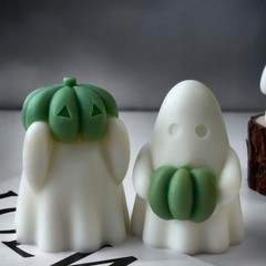 Festival Halloweens Silicone Mould Set Create Pumpkin Specters Craft