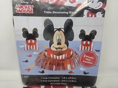 Disney Mickey Mouse 23 Piece Birthday Party Table Decorating Kit Lot Of 2 Kits