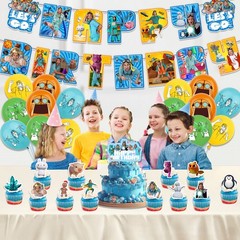 Danny Go Birthday Party Decorations Set Balloons Cake Toppers Banner Supplies
