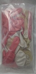 Party Decorations, Rose Gold Foil Curtain Backdrop, Rose Gold & white balloons.