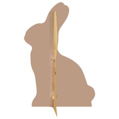 CHOCOLATE EASTER BUNNY Giant CARDBOARD CUTOUT Standup Standee Poster Party Decor