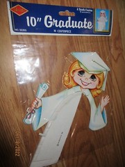 Vintage 10″ Graduate Centerpiece Decoration 1983 Beistle NOS U Pick
