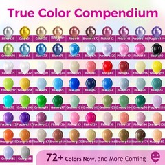 Assorted Rainbow Latex Balloons 100 Pack 12 inch Round Helium Bright …