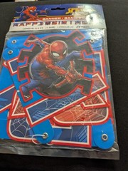 Original Spiderman Marvel Happy Birthday Banner 6.4 Feet Birthday Party Supply