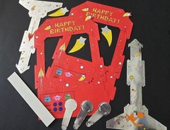 Video Game Hallmark Centerpiece Birthday Party Invaders 12″ NOS (38) Place Cards