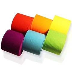 6 Rolls (2 pack for 12 total) of Party Streamers in Different Colors Red Blue