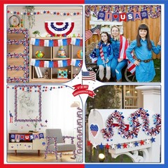 250th Anniversary Parade Car Decorations Kit 4th of July Patriotic Golf Cart …