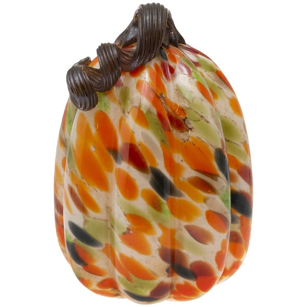 Boston International Glass Pumpkin Fall Autumn Harvest Thanksgiving Tabletop
