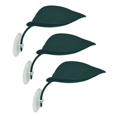 Leaf Shaped Turtle Basking Platforms 3PCS with Suction Cups for Reptile Tanks