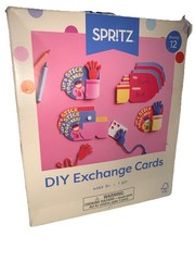 Spritz DIY Exchange Cards Ages 6+ 1 Kit Makes 12