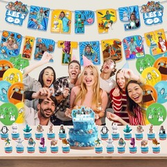 Danny Go Birthday Party Decorations Set Balloons Cake Toppers Banner Supplies