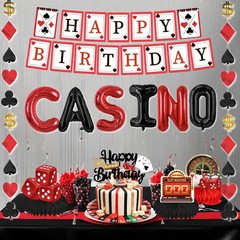 Casino Theme Party Decorations, casino party decorations, Las Vegas birthday …
