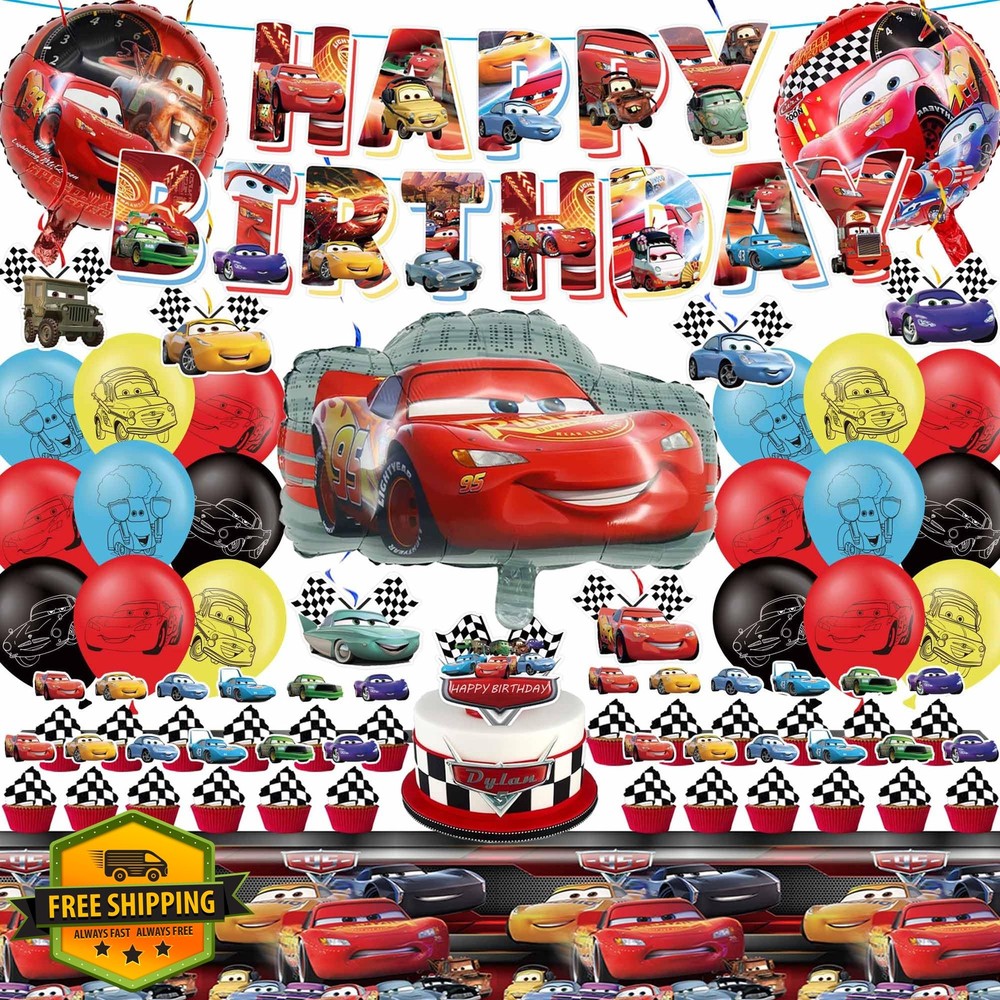 CVCXFParty Cartoon Birthday Decor Set