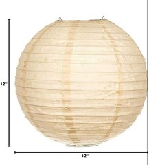 Quasimoon Paper Lantern 12” Cloud Dragon Japanese Kozo Unryu Decoration (6-pack)