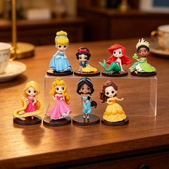 8 Pcs Princesses Figures Set, Figurines Table Decorations Party Decorations C…