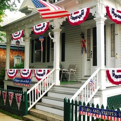 1.5 x 3 FT Double-Sided American Flag Banner for Spectacular 4th of July Decor