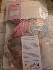 PapaKit Creative Decoration Premium Birthday Kit 33 Pieces Sparkling Rose…