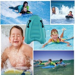 Inflatable Surf Body Board with Handles, Lightweight Swimming Floating Surfbo…