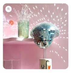 7.5″ Melty Disco Ball Shelf Edge Ornament Last Bachelorette Party Decoration