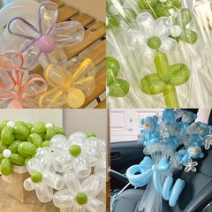 100Pcs Clear 260 Balloons Transparent Long Balloons for Balloon Garland Thick…