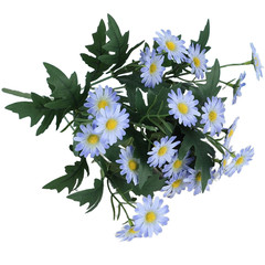 35cm Artificial Daisy Bouquet with Flexible Wire Stems for Home Office Garden