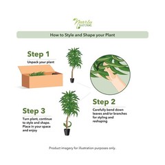 Nearly Natural 48in Artificial Dracaena with Real Touch Leaves … FAST USA SHIP