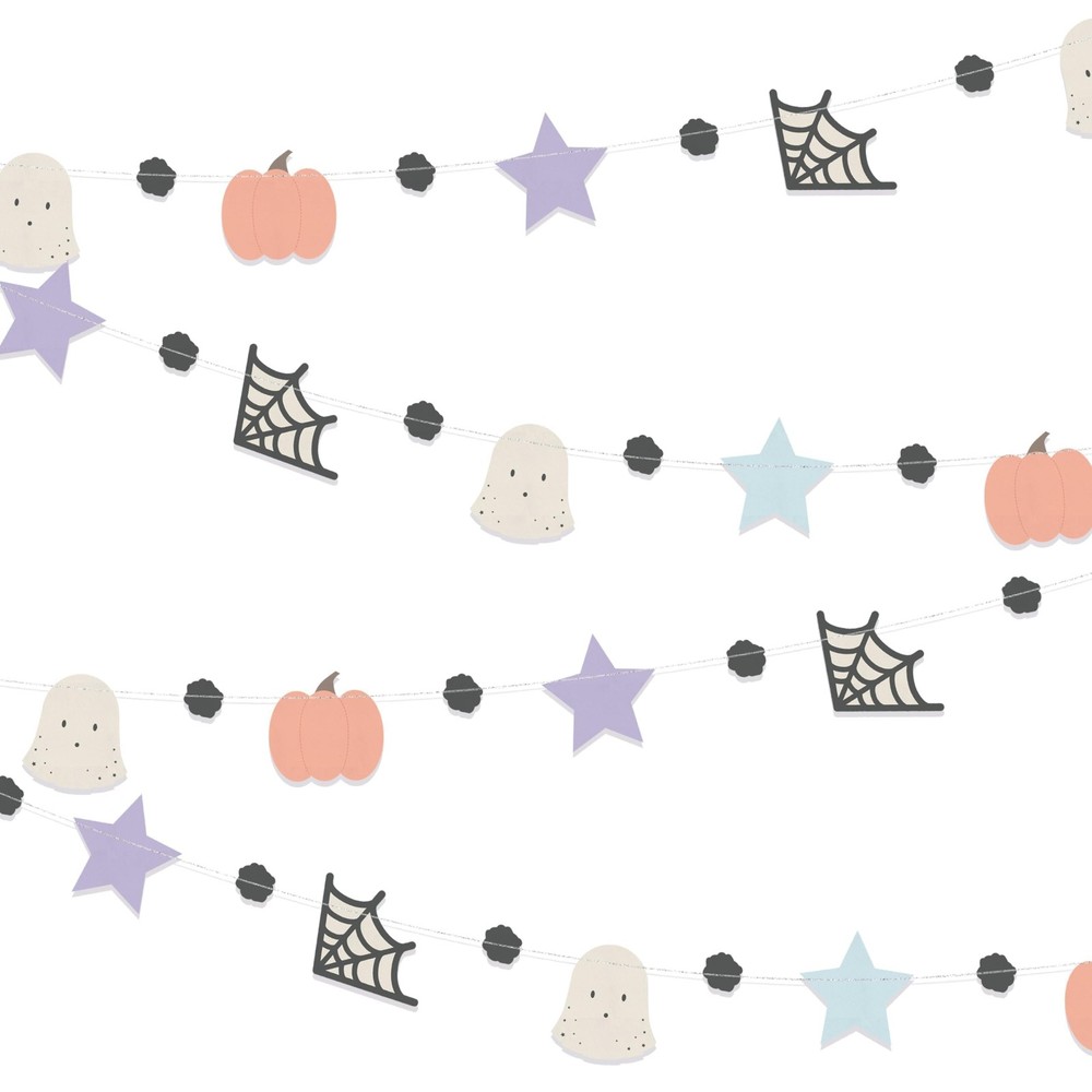 Pastel Halloween Garland Cute Halloween Decorations Pastel Spooky Party Pumpk…