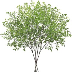 CEWOR 4pcs Artificial Plants Fake Greenery Branches for 43.3 inches, Green