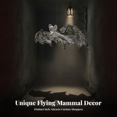 Cute Design Hanging Nocturnal Creature Decoration Distressed Spooky Nocturnal