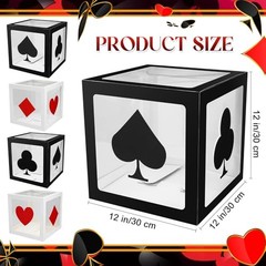 Pcs Large Casino Dice Favor Boxes 12 x 12 x 12 Inch Casino Theme Party 4